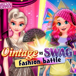 Vintage vs Swag fashion battle - Online Game